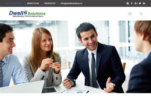 DWELL SOLUTIONS - Website Designing & Digital Marketing / Website SEO Company In Guntur, India.